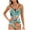 H-Blue, variant on ZQUUVOU One Piece Swimsuits Women Bathing Suit V Neck Swimwear Tummy Control Monokini Cross Backless Swimming Suits A-Black