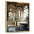 thumbnail image 2 of Designart "Classic Marble Bathroom I" Bathroom Floater Framed Wall Art Print, 2 of 7