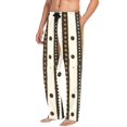 thumbnail image 2 of FORMRS Mens Pajama Pants with Pockets Soft Cotton Sleepwear Lounge Bottoms, Sizes S-2XL, Beige Abstract Dots, 2 of 7