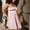 Purple, variant on Naittoop Sexy Lingerie for Women 2026 Satin Spaghetti Strap Nightgown Splicing Lace High Elastic Chemise A-Line Nightdress