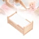 thumbnail image 5 of Cama Para Casa De Muñecas, Diseño De Cajones Camas Para Muñecas Glamour Elegancia De Abedul 1:12 Mano De Obra Exquisita Con Almohada Para Casa De Muñecas, 5 of 7