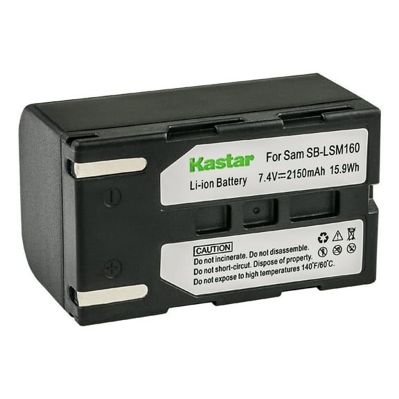 Kastar SB-LSM160 Battery 1-Pack Replacement for Samsung SC-D263, SC-D351, SC-D352, SC-D353, SC-D354, SC-D355, SC-D357, SC-D362, SC-D363, SC-D364, SC-D365, SC-D366, SC-D371, SC-D372 Camera