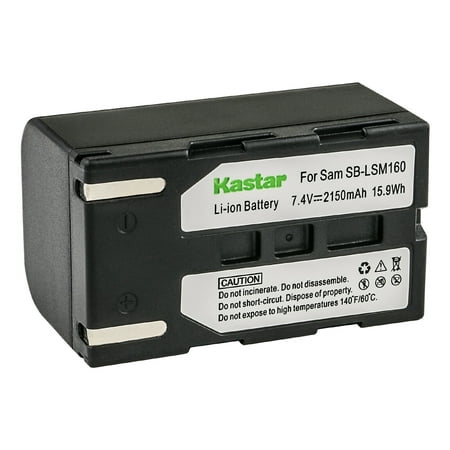 Image of Kastar SB-LSM160 Battery 1-Pack Replacement for Samsung SC-D375 SC-D453 SC-D455 SC-D457 SC-D557 SC-D653 SC-D655 SC-D953 SC-D955 SC-D963 SC-D965 SC-D975 SC-DC163 SC-DC164 Camera