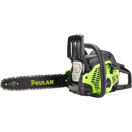 Poulan 14" Steel Bar 33CC Gas Chainsaw 2 Cycle, PL3314, Factory Reconditioned