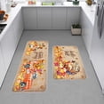 thumbnail image 4 of Thanksgiving Kitchen Carpet Set Pumpkin Letter Kitchen Carpet Washable Cushion Comfortable Kitchen Carpet Set Throw Blanket Thick Fuzzy Blanket Blankets Large Clues Throw Blanket Heated Wireless, 4 of 4