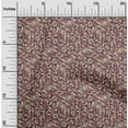thumbnail image 2 of oneOone Cotton Poplin Brown Fabric Asian Suzani Craft Projects Decor Fabric Printed By The Yard 42 Inch Wide, 2 of 5