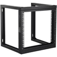 thumbnail image 2 of STAWAY 9U Wall Mount Rack - Heavy-Duty Open Frame Server Rack, 150 lbs Capacity, Easy Access, Perfect for Network & A/V Equipment, 2 of 9