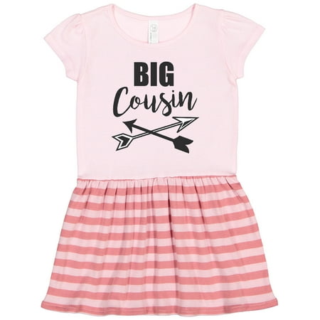 

Inktastic Big Cousin with Arrows Gift Toddler Girl Dress