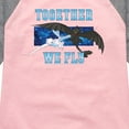 thumbnail image 3 of How to Train Your Dragon - Together We Fly - Toddler And Youth Girls Raglan Graphic T-Shirt, 3 of 5