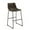 Brown, variant on Michelle Armless Bar Stools Two-tone Brown and Black (Set of 2)