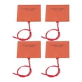 thumbnail image 1 of Silicone Heater Mat, 40W Multifunctional 4Pcs Silicone Rubber Heating Pad  for Industrial Equipment Pipelines Storage Tanks, 1 of 7