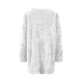 thumbnail image 3 of WEAIXIMIUNG Sweatshirts Mama pour Femmes Grande Taille Sweat à Capuche Ample Cœur Imprimé Ekg Double Poche Col Rond Manches Longues, 3 of 4
