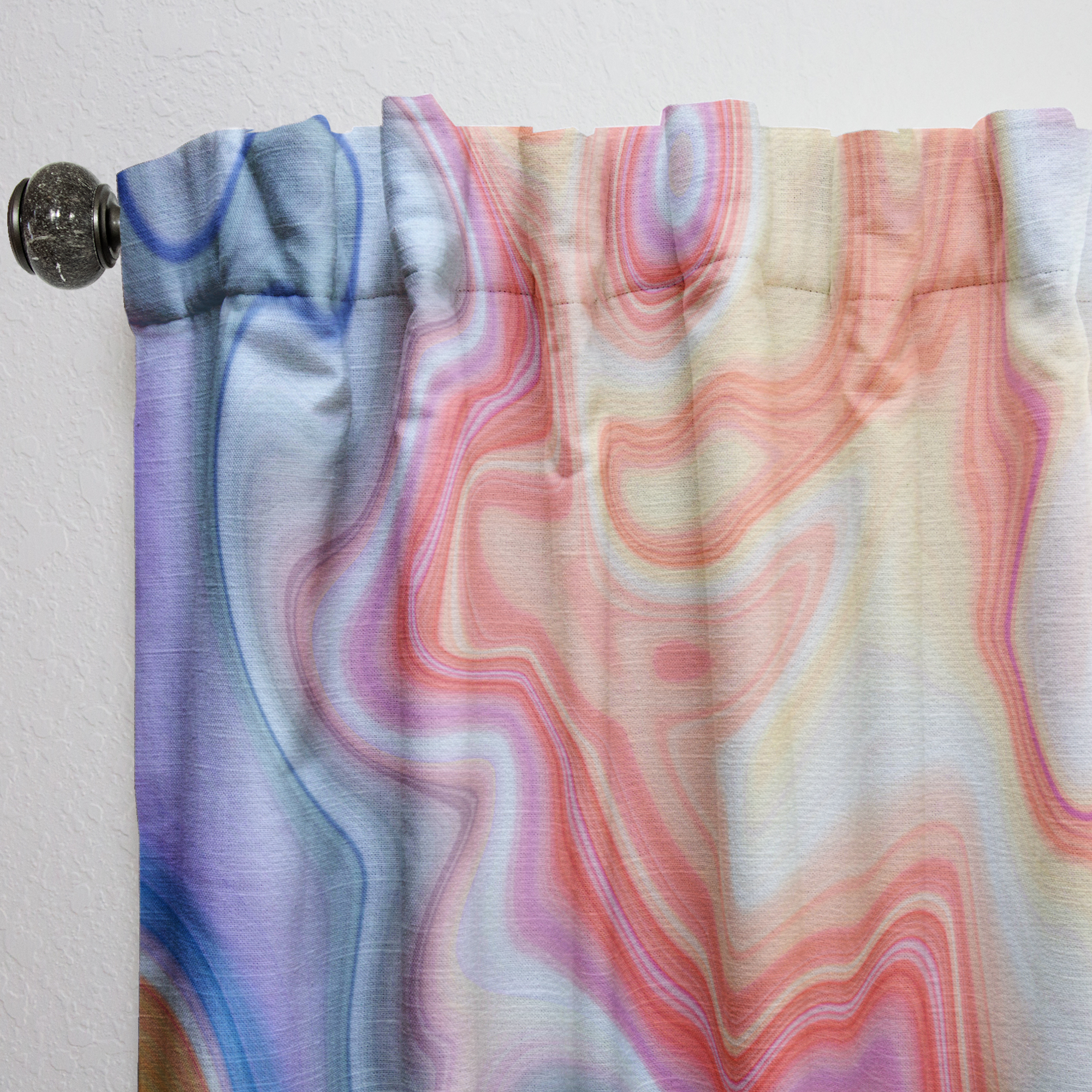 Designart 'Geode Marbled VI' Modern & Contemporary Curtain Panel