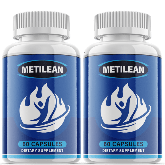(2 Pack) Metilean - Keto Weight Loss Formula - Energy & Focus Boosting Dietary Supplements for Weight Management & Metabolism - Advanced Fat Burn Raspberry Ketones Pills - 120 Capsules