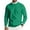 Green_002, variant on Domuza Crew Neck Sweaters for Men Long Sleeve Ribbed Textured Knitted Sweaters Fall Winter Warm Trendy Classic Fit Solid Color Pullover Top Yellow XL