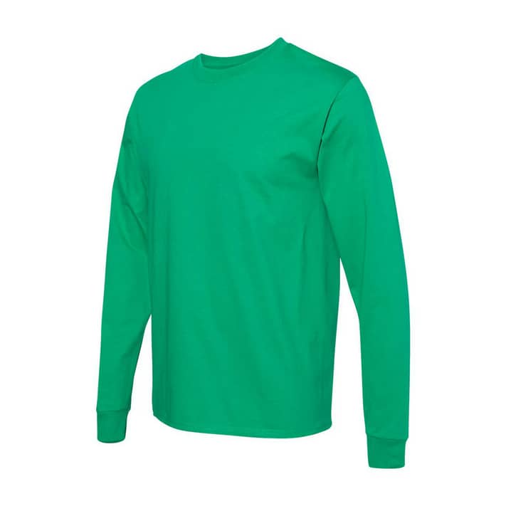 uitbreiden majoor gereedschap TAGLESS Men`s Long-Sleeve T-Shirt - Best-Seller, 5586, M, Kelly Green -  Walmart.com