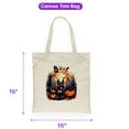 thumbnail image 5 of Happy Halloween Vampire Scottish Terrier BOO with Pumpkins Fun and Spooky Canvas Tote Bag Scottie Dog Lover Gifts Reusable Shopping Grocery Bag - 00018, 5 of 5