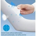 thumbnail image 2 of Unisex White Cooling Anti UV Ice Silk Compression Arm Sleeves for Teens and Adults 1 Pair, 2 of 4