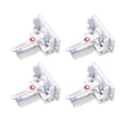 thumbnail image 1 of Seguro Adhesivo para Puertas y Cajones 4pzs Safety 1st Blanco, 1 of 4