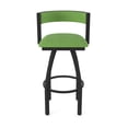 thumbnail image 5 of 861 Artemis 36" Swivel Bar Stool with Black Wrinkle Finish and Graph Parrot Seat and Back, 5 of 5