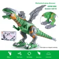 thumbnail image 1 of Wholesale Large Green Mechanical Dinosaur Toy with Spray & Flame Effects - Remote Control Electric Movable Model, Realistic Simulation, Durable Plastic, Intelligent Gift for All Ages, Interactive, 1 of 6