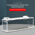 thumbnail image 1 of Caja de almacenamiento de peces transparente, dispositivo de visualización de peces, objeto pequeño de pesca, transparente con escala, caja de almacenamiento de peces salvajes de acrílico, 1 of 5