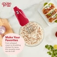 thumbnail image 5 of Rise by Dash Compact Hand Mixer Electric for Whipping + Mixing with Cord Storage, 5 Speed - Red - New, 5 of 7