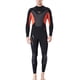 thumbnail image 1 of Advancent Trajes de neopreno Traje de buceo Pantalones de manga larga de secado rápido Protección solar de una pieza Mantener el calor para bucear Deportes acuáticos negro/naranja S Advancent OD003281-06, 1 of 6