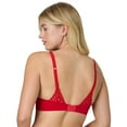 thumbnail image 2 of Maidenform® One Fab Fit® Modern Demi T-Shirt Underwire Bra DM7543 Color: Orchid Daisy Size: 38 B, 2 of 4