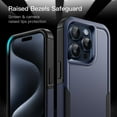 thumbnail image 5 of JETech Case for iPhone 15 Pro 6.1-Inch, Heavy Duty Dual-Layer Rugged Protection, Shockproof Protective Tough Phone Cover with Matte Back (Navy), 5 of 6