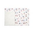 thumbnail image 4 of Marina Decoration Reversible Rich Printed Woven Fluffy Plush Soft Warm Flannel Fleece Children Throw Sherpa Kids Blanket, 40 x 50 Inch Pink Mermaid with White Base Pattern, 4 of 9