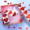 thumbnail image 7 of 1inch Red Heart Shape Labels Stickers Yayun Shinny Red Heart Stickers Red Heart Stickers Decorations for Anniversary Candy Gift Box Party 500Pcs, 7 of 7
