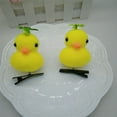 thumbnail image 5 of Yoetaun Cute Yellow Duck Hairpin Fun and Unique Hair Accessory for Kids and Women Cartoon Hair Clip Fashionable Headpieces Color 5, 5 of 8