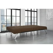 DHP Emily Convertible Tufted Futon Sofa, Gray Linen