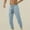 Blue Athletic Pants for Men, variant on HOOMEUMY Men's Sweatpants with Pockets Drawstring Bound Feet Basic Casual Joggers Tapered Fleece Gym Workout Pants Beige L