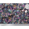 thumbnail image 3 of Soimoi Cotton Poplin Fabric Leaves & Laceleaf Floral Print Fabric by The Yard 42 Inch Wide, 3 of 3
