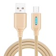 thumbnail image 1 of Methold Indicador de cable USB de 3.28 pies 2A Cable de sincronización de datos de carga rápida Desconexión automática Cable micro USB para Teléfono y Comunicación, 1 of 4