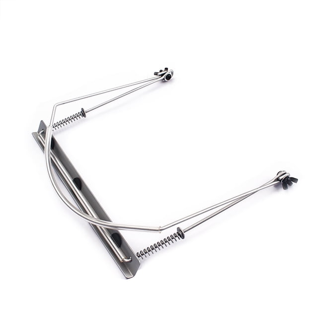 Support de Cou Harmonica 24 Trous Cadre en Métal Support de Harpe Modèle Harmonica Accessoire d'Orgue (Argent)
