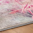 thumbnail image 5 of Addison Rugs Dream Shag Premium Machine Washable Transitional Soft Flamingos Pink Rectangle Rug, 9' x 12', 5 of 8