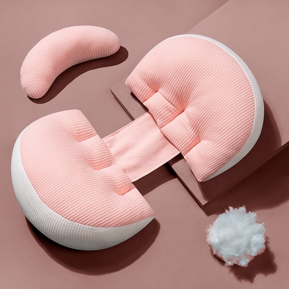 Detachable Split U Shaped Maternity Pillow Side Sleep Pregnancy Support Pillow Washable Cover Body Support Cushion