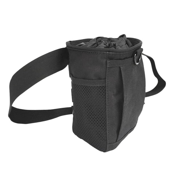 Bolsa Multiusos, Polvo De Magnesio, Bolsa De Almacenamiento Y Cinturón, Para Escalada, Boulder, Levantamiento De Pesas, Levantamiento De Pesas Negro Zulema Bolsa de tiza de escalada