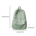 thumbnail image 2 of Cute School Backpack for Girls Women  Bear Patch Double Zipper Closure Large Capacity School Bag, 2 of 6