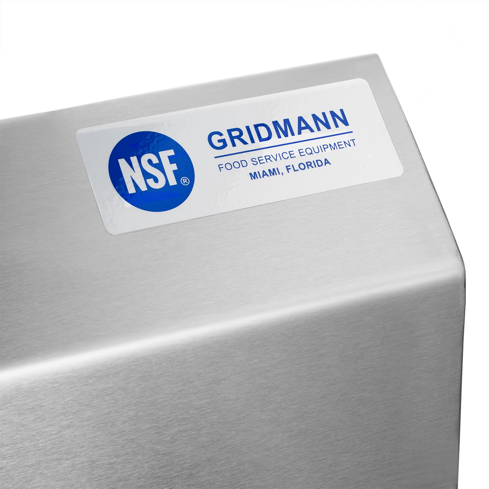GRIDMANN Commercial NSF Stainless Steel Hand Washing Sink w/ Faucet, Wall Mount