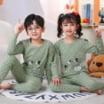 thumbnail image 3 of Conjuntos de pijamas navideños para niños, de 2 piezas ropa de dormir, ropa interior de algodón, Tops y pantalones, 3 of 4
