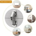 thumbnail image 5 of 10 bisagras para puertas de gabinetes, bisagras para puertas de cocina, bisagras para muebles de 90° de 3 pulgadas, bisagras ocultas, tornillos surtidos, adecuadas para puertas de gabinetes y puertas de gabinetes de oficina   ER, 5 of 5