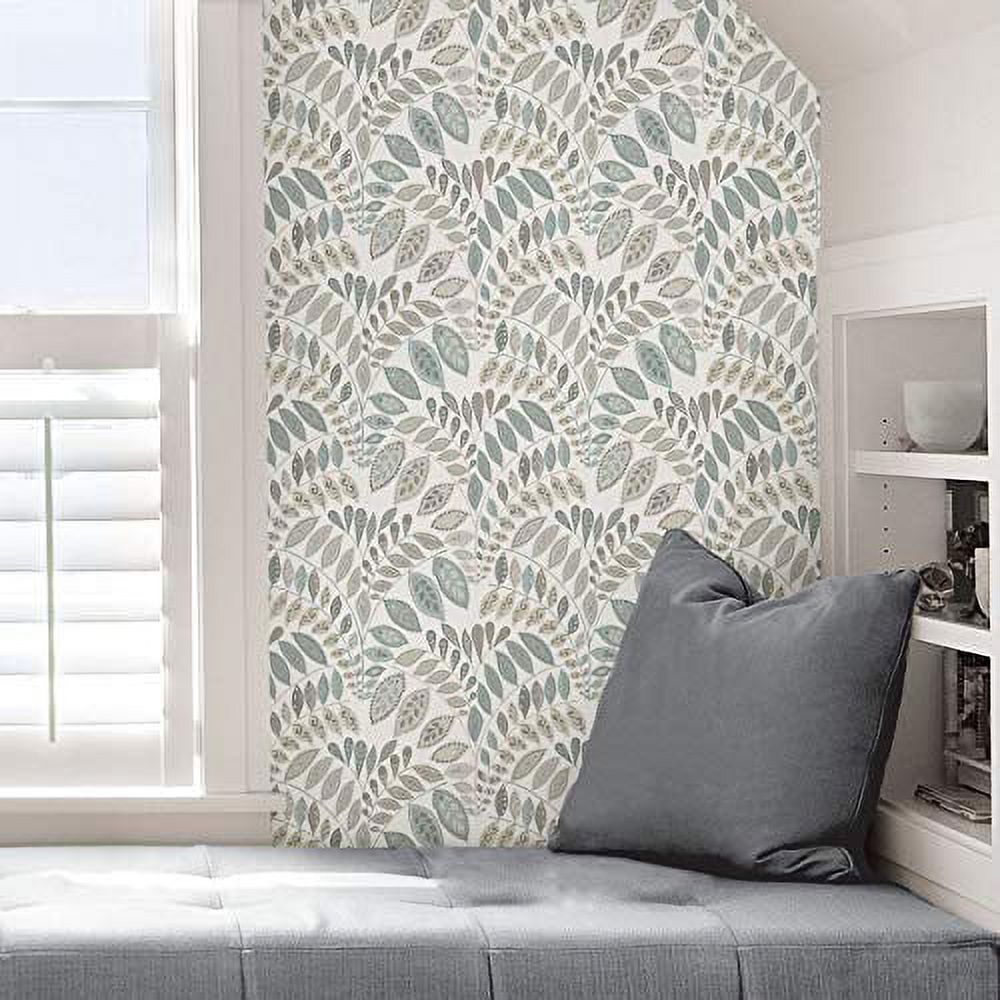 NuWallpaper Gustavus Vinyl Peel And Stick Wallpaper, 216-in by 20.5-in, 30.75 sq. ft.