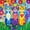 Blue Green, variant on Manfei Boho Painted Cat Blackout Curtains, Garden Bloom Floral Window Curtains Pack of 2 (38x45 Each), Blue Green