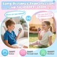 thumbnail image 2 of Walkie Talkies EFO SHM para niños con cámara HD azul+rosa, 2 of 8