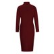 thumbnail image 4 of Puntoco Conjunto de suéter de Solapa Gruesa de Color sólido con Cuello Alto para Mujer Puntoco Puntoco-5609, 4 of 6