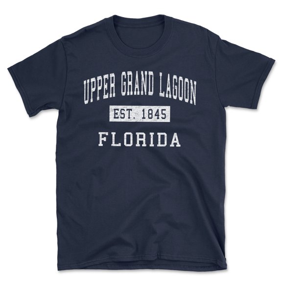 Upper Grand Lagoon Florida Classic Established Men's Cotton T-Shirt